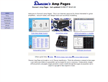 Tablet Screenshot of duncanamps.com